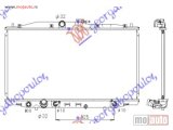 NOVI: delovi  HLADNJAK MOTORA 2.0i 16V (AUTO) (+/-AC) (37.5x71.3) Honda accord 03-08 -dostupno