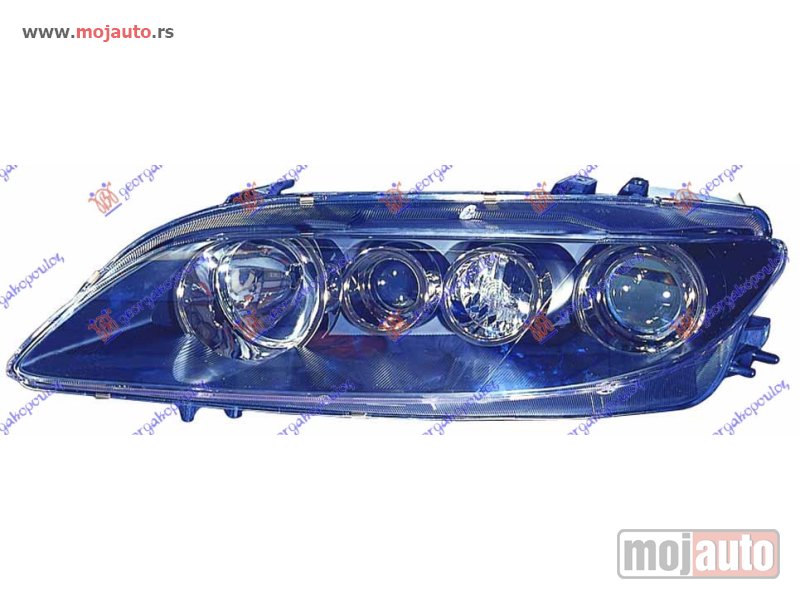 Glavna slika -  FAR SA MAGLENKOM TITANIJUM (TYC) Levo Mazda 6 02-08 -dostupno - MojAuto