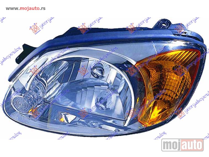 Glavna slika -  FAR ELEKTRICNI ZUTI MIGAVAC (DEPO) Levo Hyundai accent h/b-l/b 03-05 -dostupno - MojAuto