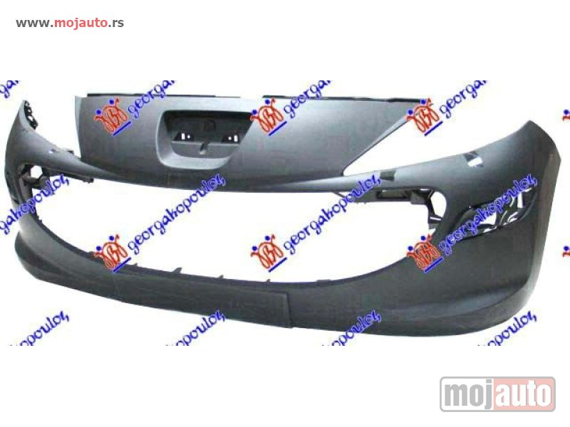 Glavna slika -  PREDNJI BRANIK PM -10 (BEZ MAGLENKI) Peugeot 207 06-14 -nedostupno - MojAuto