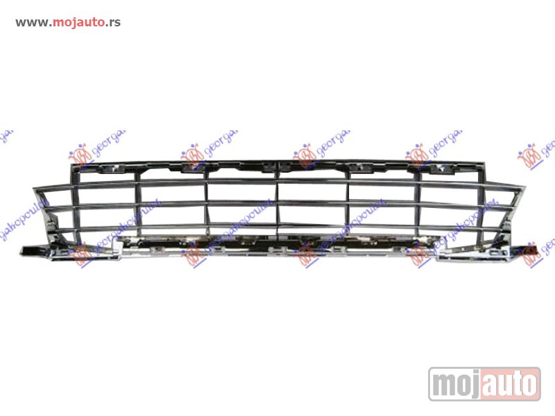 Glavna slika -  CENTRALNA RESETKA HROM -10 (SPORT) Peugeot 207 06-14 -dostupno - MojAuto
