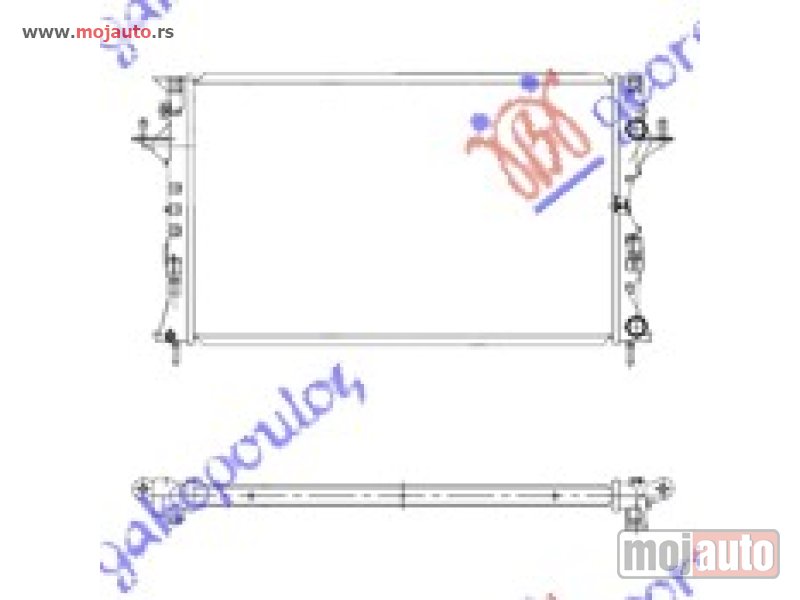 Glavna slika -  HLADNJAK MOTORA 2.2/3.0 DIZEL (MAN/AUTO) (680x438) Renault espace 03-12 -dostupno - MojAuto
