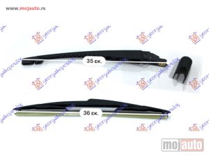 NOVI: delovi  ZADNJI BRISAC KOMPLET (PLASTICNI) 350mm Peugeot 206 98-09 -dostupno