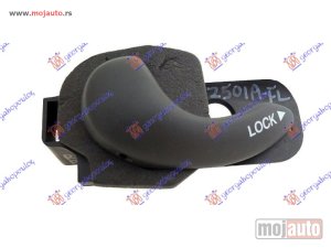 NOVI: delovi  KVAKA PREDNJIH VRATA UNUTRASNJA CRNA Levo Fiat doblo 01-05 -dostupno