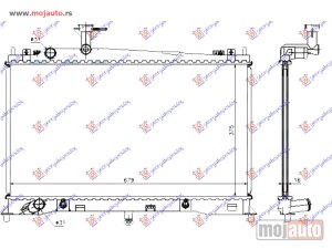 NOVI: delovi  HLADNJAK MOTORA 1.8/2.0 BENZIN (AUTO) (375x680x16) -05 Mazda 6 02-08 -dostupno