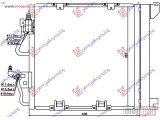 NOVI: delovi  HLADNJAK KLIME 1.7/1.9 CDTi (410x380) Opel zafira 05-12 -dostupno