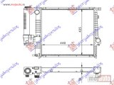 NOVI: delovi  HLADNJAK MOTORA ZA SVE MODELE BENZIN (MAN) (+AC) (440x440x32) (MEHANICKI SPOJ) Bmw z3 96-03 -dostupno