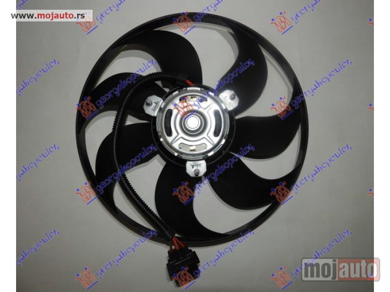 Glavna slika -  VENTILATOR HLADNJAKA (MOTOR+ELISA) (345mm) (250/60w) (3 PIN) Seat ibiza 02-08 -dostupno - MojAuto