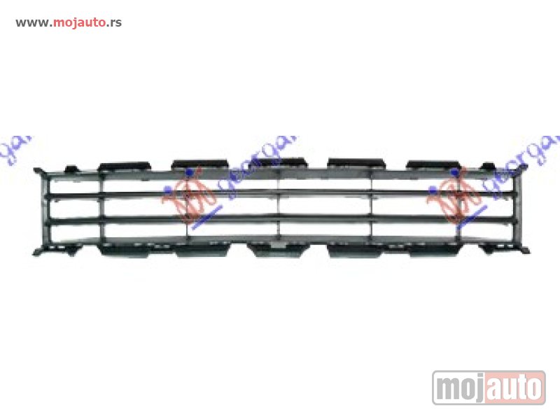 Glavna slika -  CENTRALNA RESETKA SPOLJASNJA Renault megane sdn-h/b-l/b 02-05 -dostupno - MojAuto