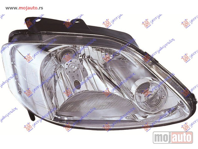 Glavna slika -  FAR ELEKTRICNI HROM BEZ PRIKLJUCAKA (DEPO) Desno Vw fox 05-11 -dostupno - MojAuto