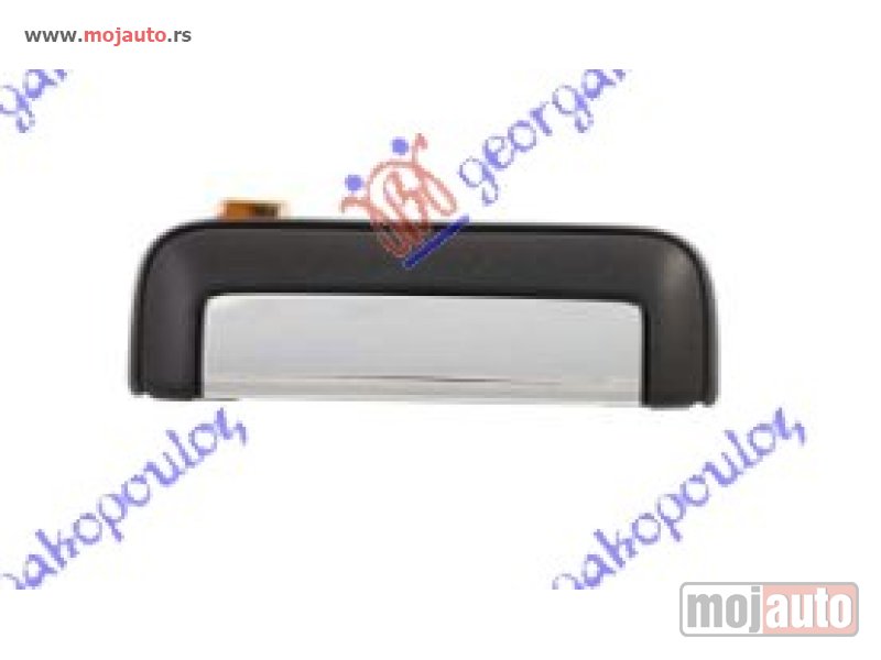 Glavna slika -  KVAKA PREDNJIH/ZADNJIH VRATA SPOLJASNJA HROM/CRNA Levo Mitsubishi p/u l200 02-06 -dostupno - MojAuto