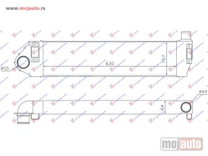 NOVI: delovi  HLADNJAK INTERKULERA 1.9 (AUTO) - 2.0 DCI (MAN-AUTO) (630x157x64) Renault megane sdn-h/b-l/b 02-05 -dostupno