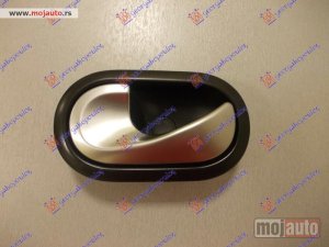NOVI: delovi  KVAKA PREDNJIH/ZADNJIH VRATA UNUTRASNJA SIVA/CRNA Levo Renault megane sdn-h/b-l/b 02-05 -dostupno