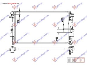 NOVI: delovi  HLADNJAK MOTORA BENZIN/DIZEL (MAN) (68x41) Mercedes vito (w639) & viano 04-10 -dostupno