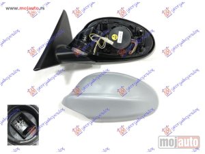NOVI: delovi  RETROVIZOR ELEKTRICNI SA GREJACEM PM (ELEKTRO-SKLOPIV) (MEMORIJA) (3 PIN) (ASFERICNO STAKLO) Levo Bmw series 3 (e90/91) sdn/s.w. 05-08 -dostupno