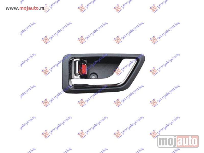 Glavna slika -  KVAKA PREDNJIH/ZADNJIH VRATA UNUTRASNJA HROM Levo Hyundai getz 06-10 -dostupno - MojAuto