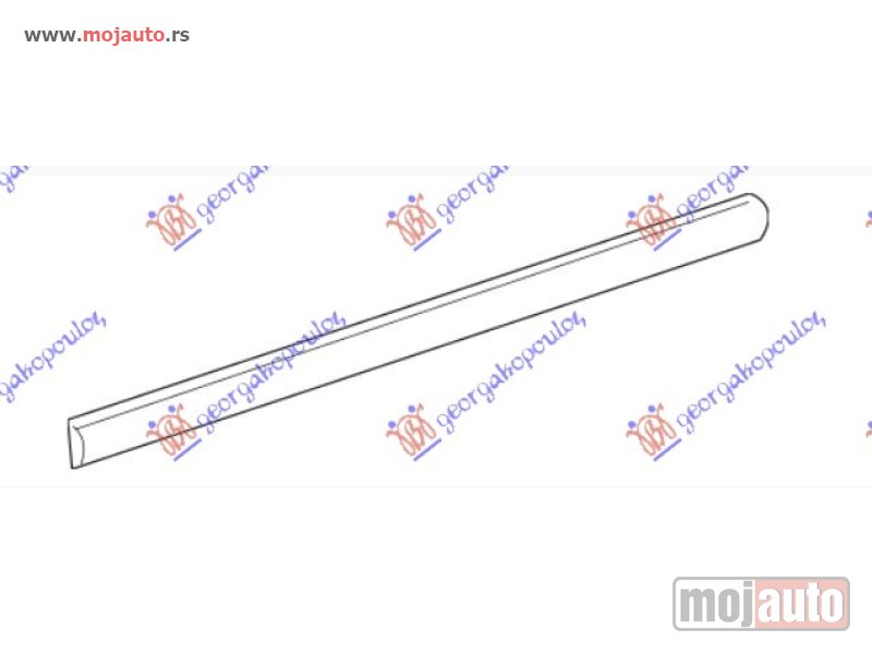Glavna slika -  LAJSNA PREDNJIH VRATA (H/B) (O) Levo Hyundai accent h/b-l/b 03-05 -nedostupno - MojAuto