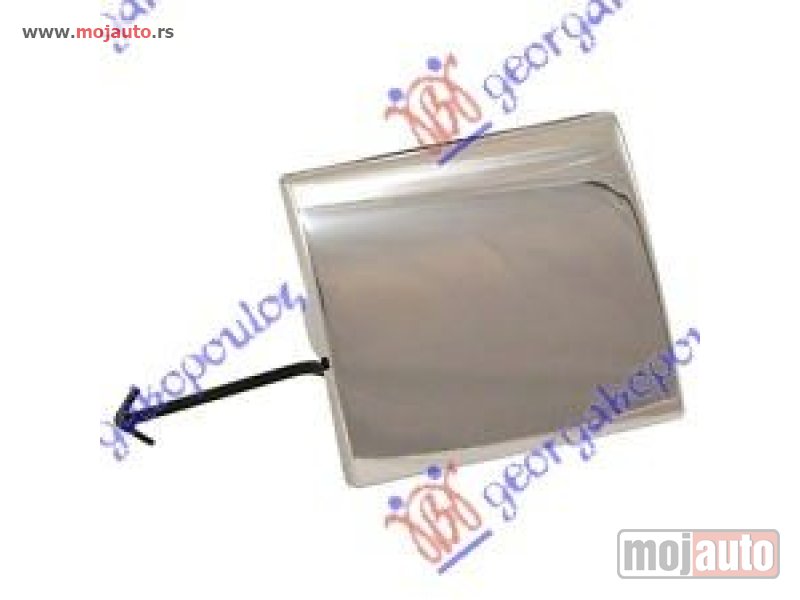 Glavna slika -  POKLOPAC KUKE PREDNJEG BRANIKA HROM 09- Peugeot 107 06-12 -dostupno - MojAuto