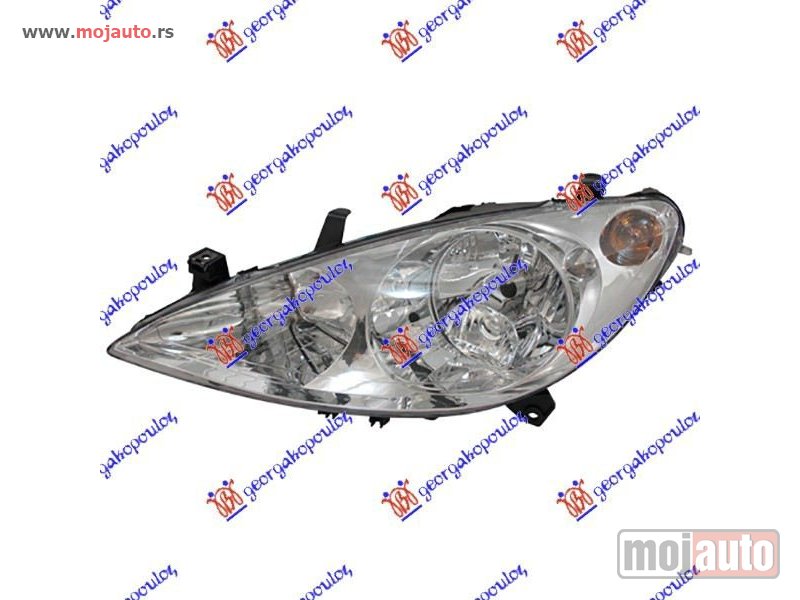 Glavna slika -  FAR ELEKTRICNI BEZ MAGLENKE (VALEO) Levo Peugeot 307 01-05 -dostupno - MojAuto