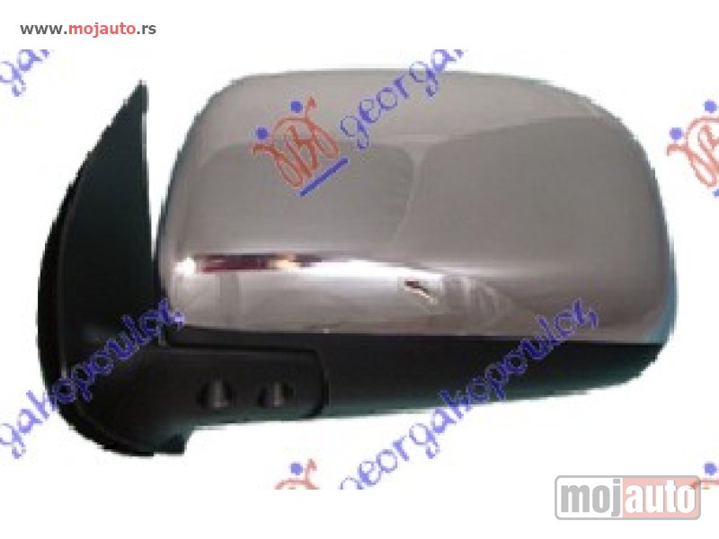 Glavna slika -  RETROVIZOR MEHANICKI HROM (KONVEKSNO STAKLO) Levo Toyota hi-lux 2wd/4wd 05-09 -dostupno - MojAuto