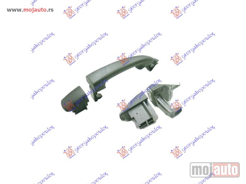Glavna slika -  KVAKA ZA KLIZNA VRATA (L=D) SPOLJASNJA Peugeot expert 07-16 -dostupno - MojAuto