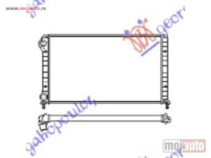 NOVI: delovi  HLADNJAK MOTORA 1.2 1.6i 1.9D JTD (-AC) (647x415x35) Fiat doblo 05-09 -dostupno
