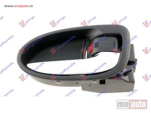 Glavna slika -  KVAKA PREDNJIH/ZADNJIH VRATA UNUTRASNJA HROM/CRNA Desno Toyota yaris 05-11 -dostupno - MojAuto