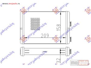 NOVI: delovi  GREJAC KABINE (209x157) (TIP MARELLI) Lancia musa 03-13 -dostupno