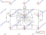 NOVI: delovi  VENTILATOR KOMPLET (1.2 BENZIN) (+AC) Fiat doblo 01-05 -dostupno