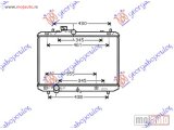 NOVI: delovi  HLADNJAK MOTORA 1.3/1.5i 16V (+/-AC) (37.5x55) (MAHLE BEHR) Suzuki swift h/b 06-11 -dostupno