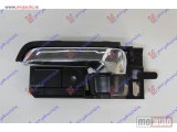 NOVI: delovi  KVAKA PREDNJIH/ZADNJIH VRATA UNUTRASNJA HROM/CRNA Desno Suzuki swift h/b 06-11 -dostupno