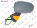 NOVI: delovi  RETROVIZOR ELEKTRICNI SA GREJACEM PM (ZUTI MIGAVAC) (ASFERICNO STAKLO) Levo Renault modus 05-08 -dostupno