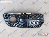 NOVI: delovi  RESETKA PREDNJEG BRANIKA (SA MAGLENKOM) (CRNI OKVIR) (S-LINE) Desno Audi q5 08-12 -dostupno