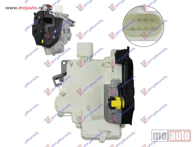 Glavna slika -  BRAVA ZADNJIH VRATA ELEKTRICNA -2011 (7pins) Desno Seat leon 05-13 -dostupno - MojAuto