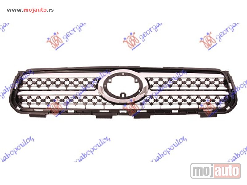 Glavna slika -  PVC MASKA CRNA/HROM -2008 Toyota rav 4 05-10 -dostupno - MojAuto