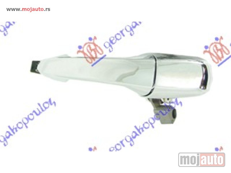 Glavna slika -  KVAKA ZADNJIH VRATA SPOLJASNJA HROM Desno Mazda p/u 2/4wd bt-50 06-13 -dostupno - MojAuto