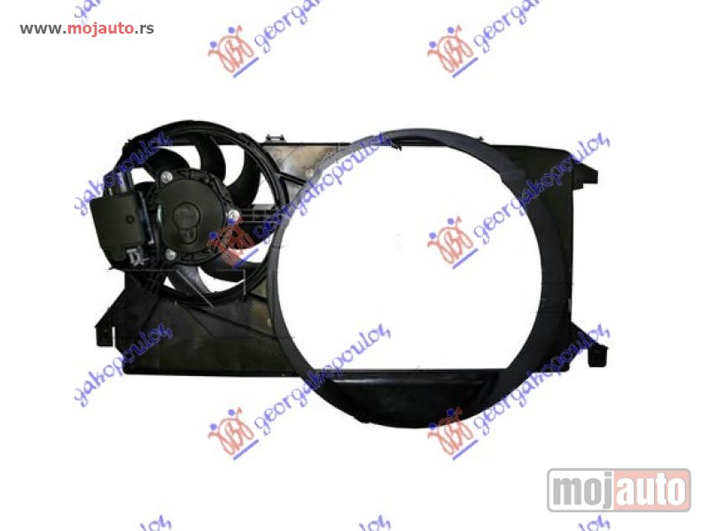 Glavna slika -  VENTILATOR (DUPLI) KOMPLET (2.4 TDCi) (1 MOTOR) Ford transit 06-13 -dostupno - MojAuto