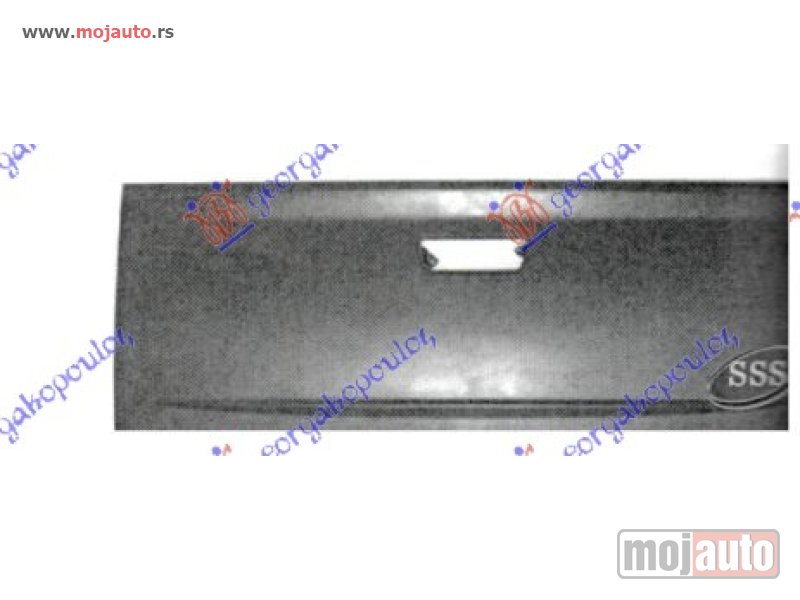 Glavna slika -  VRATA GEPEKA (PRODUZENA/DUPLA KABINA) Isuzu p/u d-max 07-13 -nedostupno - MojAuto