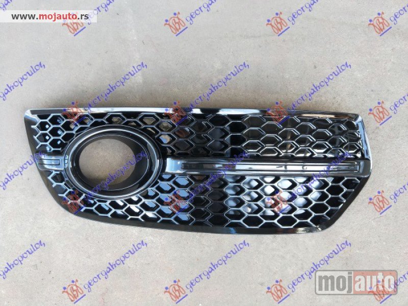 Glavna slika -  RESETKA PREDNJEG BRANIKA (SA MAGLENKOM) (CRNI OKVIR) (S-LINE) Desno Audi q5 08-12 -dostupno - MojAuto