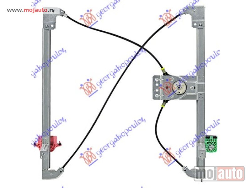 Glavna slika -  PODIZAC PREDNJEG PROZORA ELEKTRICNI (BEZ MOTORA) (A KVALITET) Desno Peugeot expert 07-16 -dostupno - MojAuto