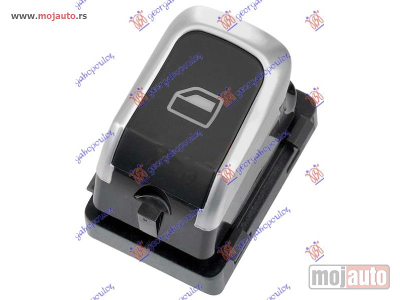 Glavna slika -  PREKIDAC U PREDNJIM/ZADNJIM VRATIMA HROM/CRNI (4 PIN) Desno Audi q5 08-12 -dostupno - MojAuto