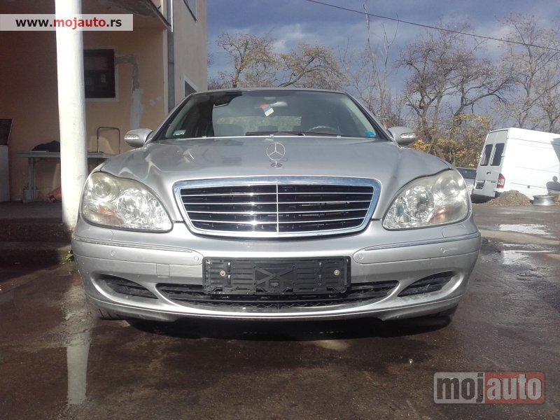 Glavna slika -  Mercedes S 500 enterjer, muzika W220 - MojAuto