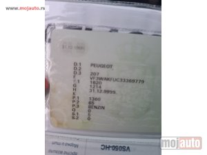 Glavna slika - Peugeot 207 1.4 benzin Peugeot motor  - MojAuto