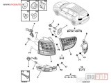 NOVI: delovi  Citroen C-Crosser Maglenka Zadnja Desna 07-12, NOVO