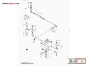 Glavna slika -  Suzuki Vitara Centralna Spona Upravljaca SET 90-98, NOVO - MojAuto