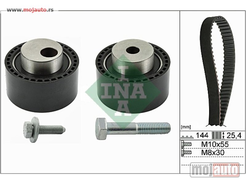Glavna slika -  Pezo 107,206,207,307 1.4HDI Set Zupcastog Kaisa,NOVO - MojAuto