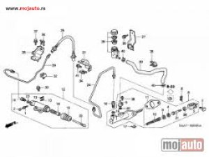 Glavna slika -  Honda Jazz Pomocni Cilindar Kvacila 02-08, NOVO - MojAuto