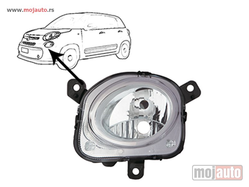 Glavna slika -  Fiat 500L Pozicija Ispod Fara Leva 12-17,NOVO - MojAuto