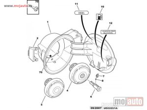 Glavna slika -  Citroen Xsara Picasso Vratanca Rezervoara 99-07, NOVO - MojAuto