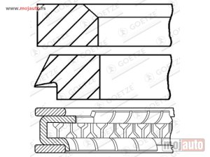 NOVI: delovi  Citroen Ax,Bx,Zx,Saxo 1.1 B Karike STD,NOVO